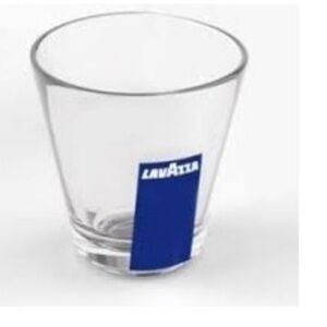 2 Vintage Classic Lavazza Branding Double Espresso Glasses 3.5 Oz